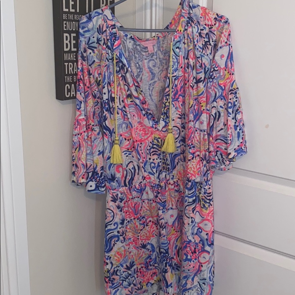 Lilly Pulitzer 3/4 Sleeve Romper